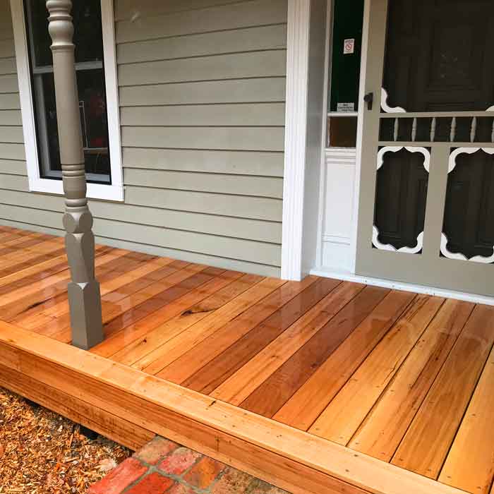 An image of some beautiful decking we did for a Ballarat house